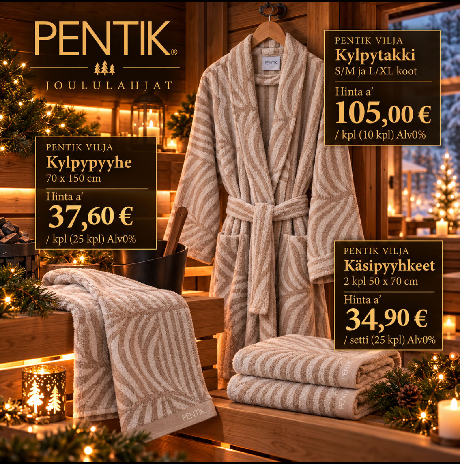 Pentik Vilja Joululahjat Sauna