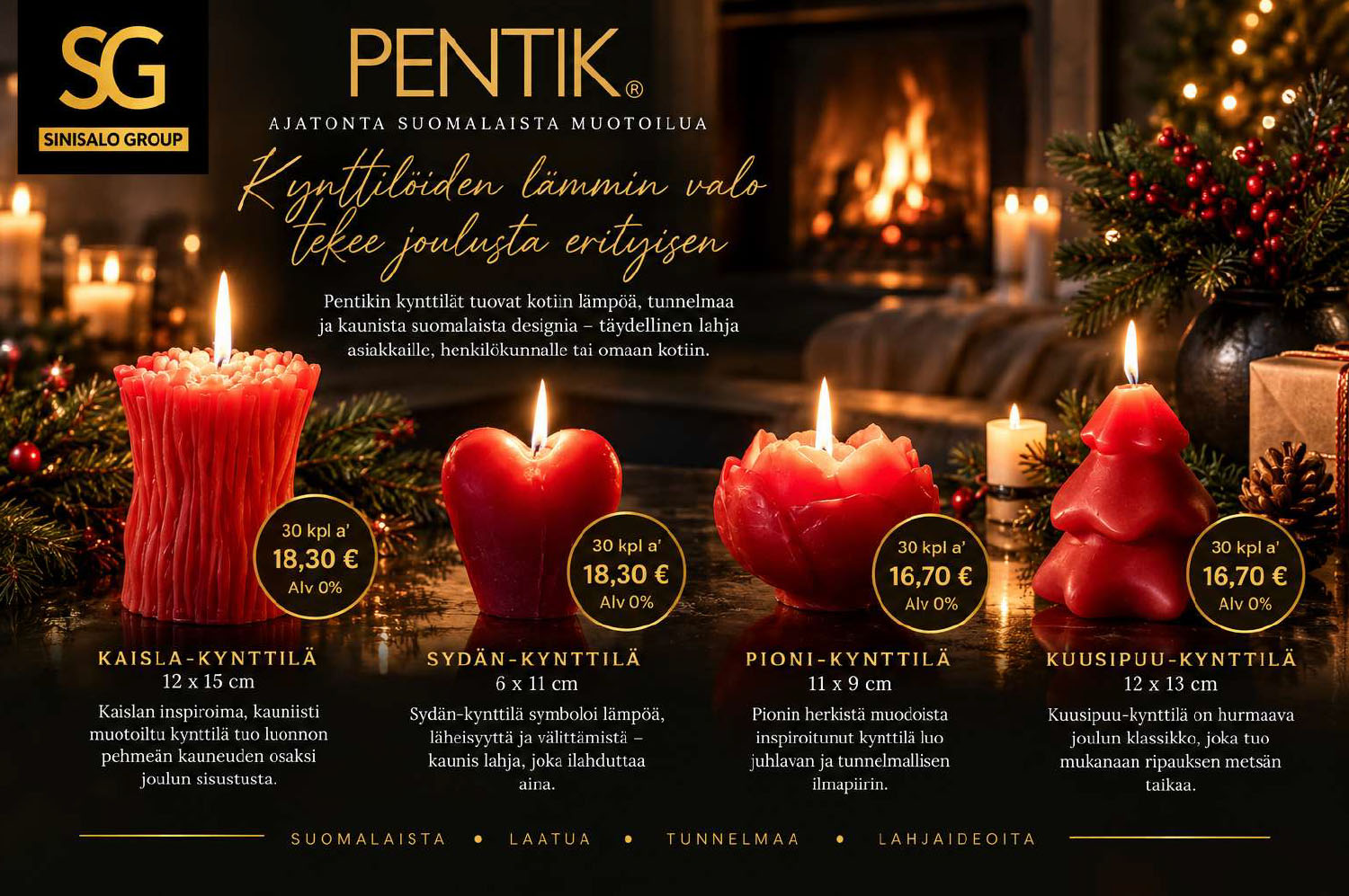 Pentik Kynttilat