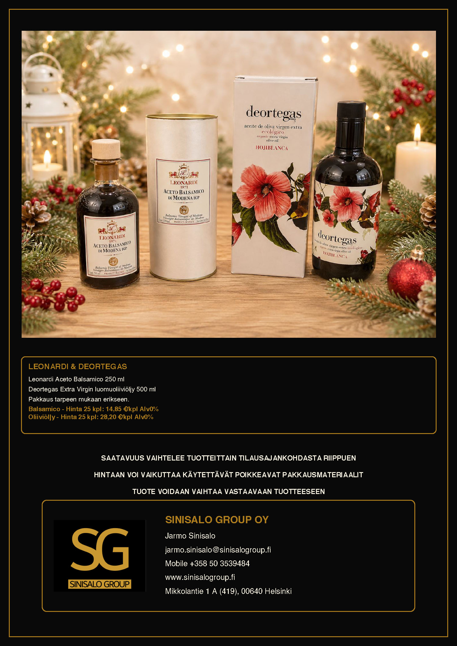 Sinisalo Group Joululahjat 8