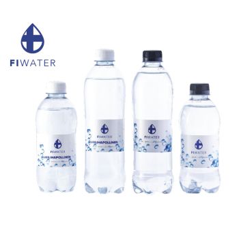 Kotimainen lähdevesipullo logolla