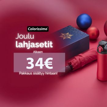 Tyylikkäät Colorissimon Joululahjasetit